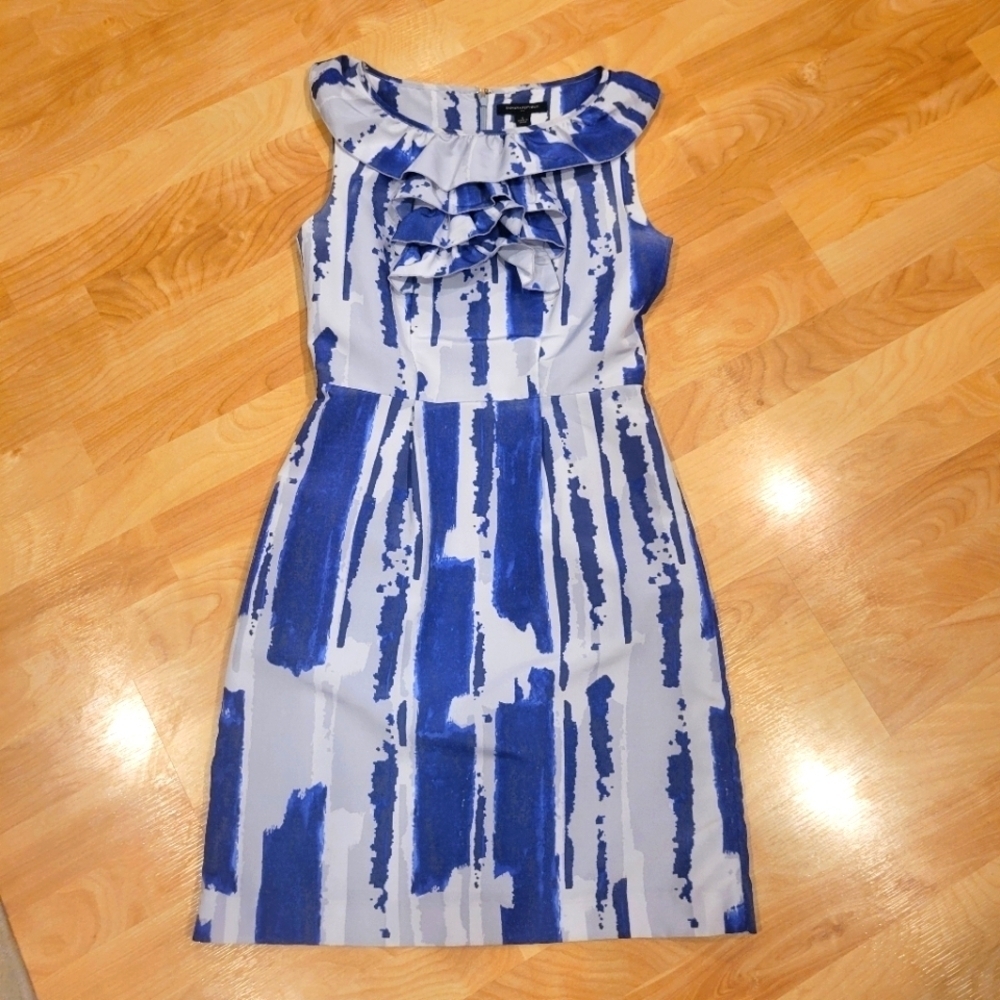 Banana Republic Blue Sleeveless Dress Size 0